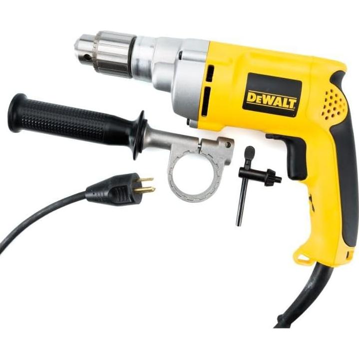 Corded Drill, 7.8-Amp, 1/2-Inch, Variable Speed Reversible (DW235G), Yellow