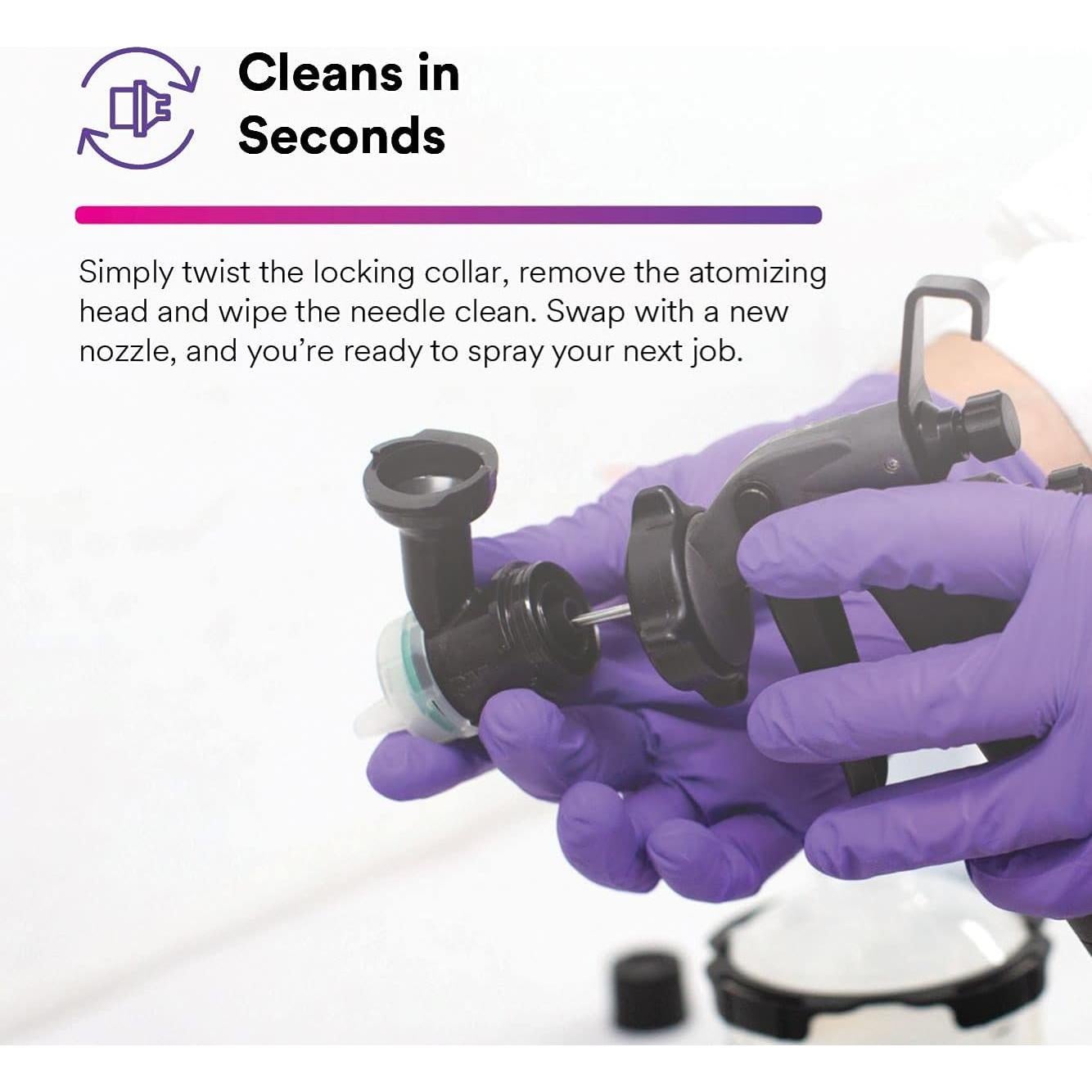 Kit de recarga cabezal atomizador 3M Performance 1.3mm Verde