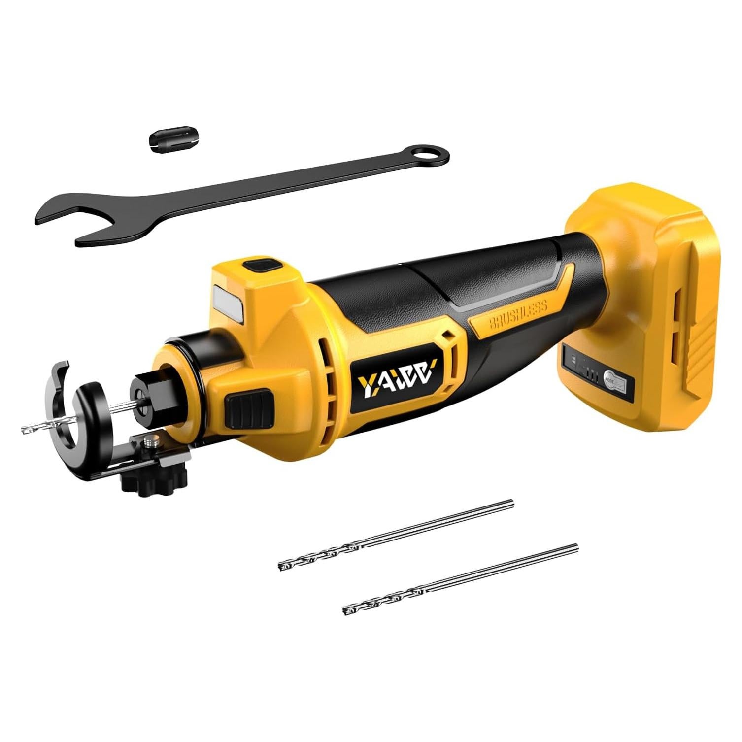 Sierra rotativa inalámbrica YAWV 20V para paneles de yeso