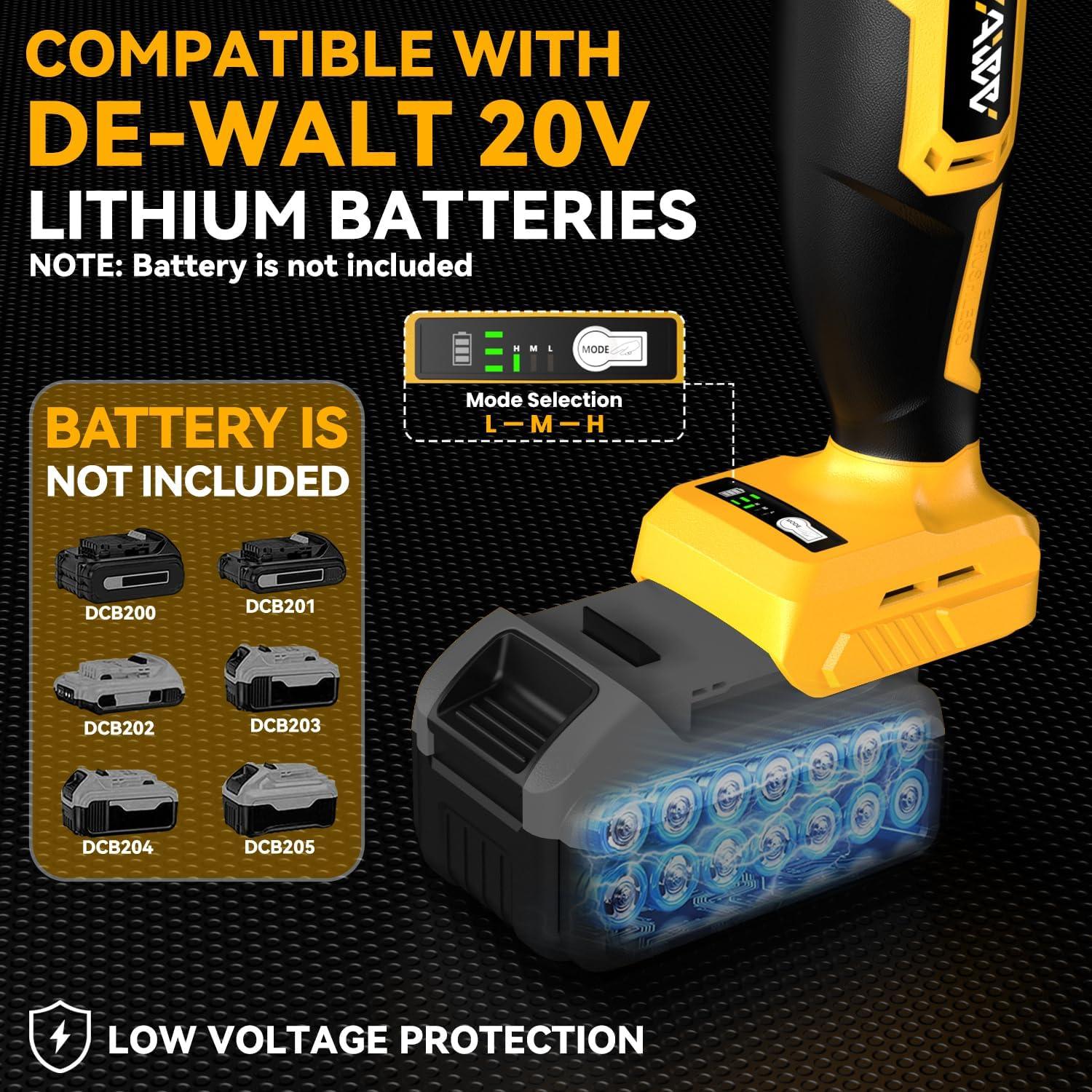 Sierra rotativa inalámbrica YAWV 20V para paneles de yeso