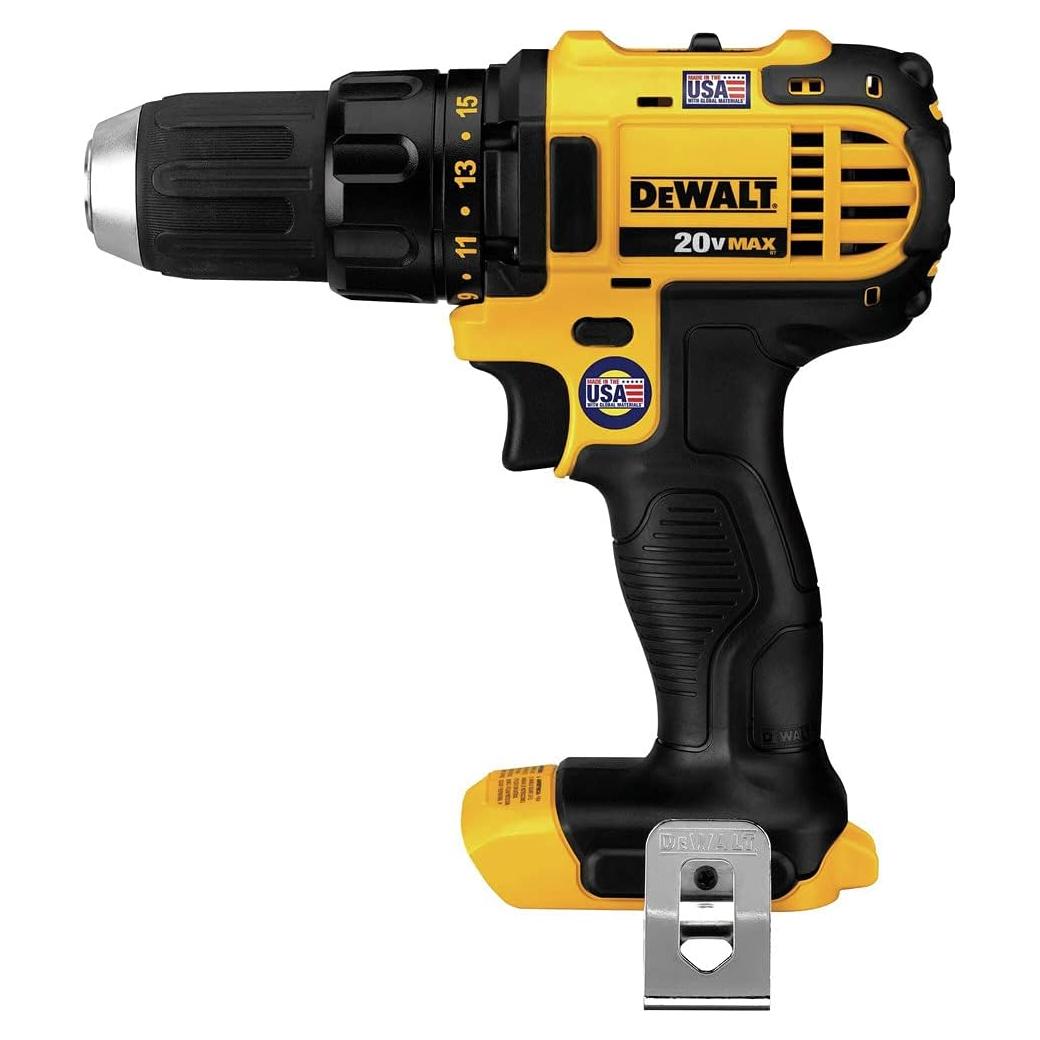 Taladro Atornillador Inalámbrico DEWALT 20V MAX DCD780B Amarillo