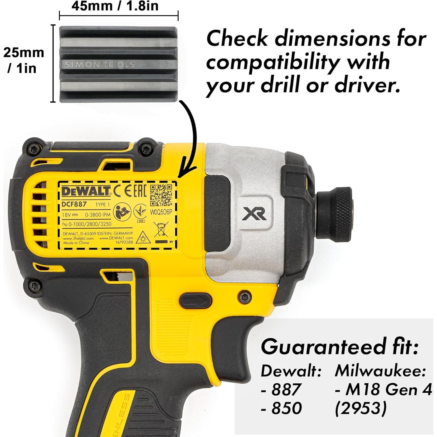 Soporte Magnético para Brocas Simon Tools - Adhesivo Fuerte