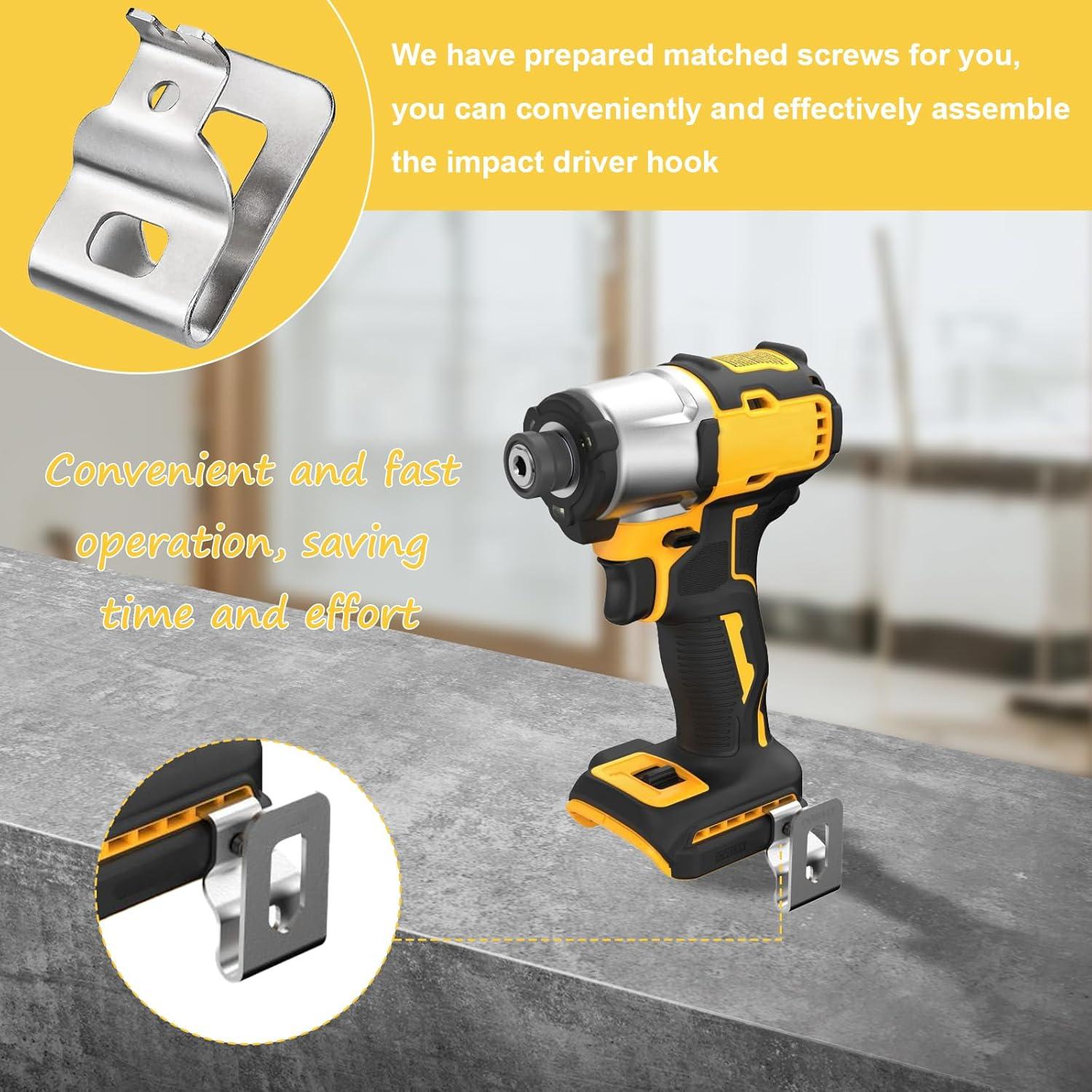 Clip de Cinturón Dewalt N268241 Acero Inoxidable 2 Piezas