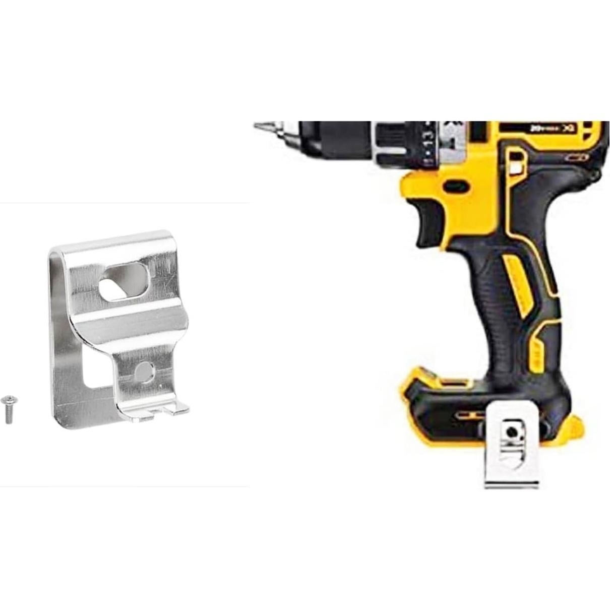 Clips de Cinturón Acero Inoxidable Dewalt 20V - Paquete de 4