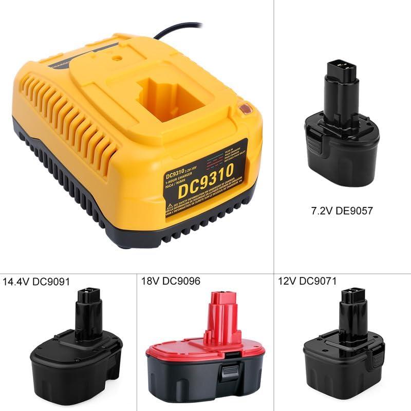Cargador Biswaye DC9310 18V Compatible con Dewalt NiCad
