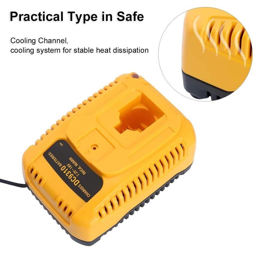 Cargador Biswaye DC9310 18V Compatible con Dewalt NiCad