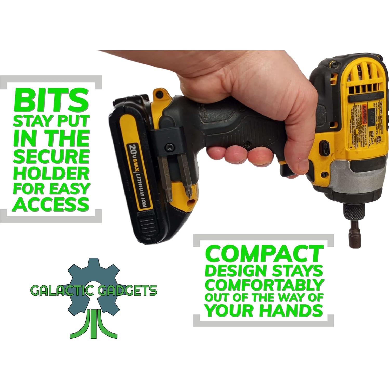 Soporte Magnético Dewalt 20V Galactic Gadgets Negro