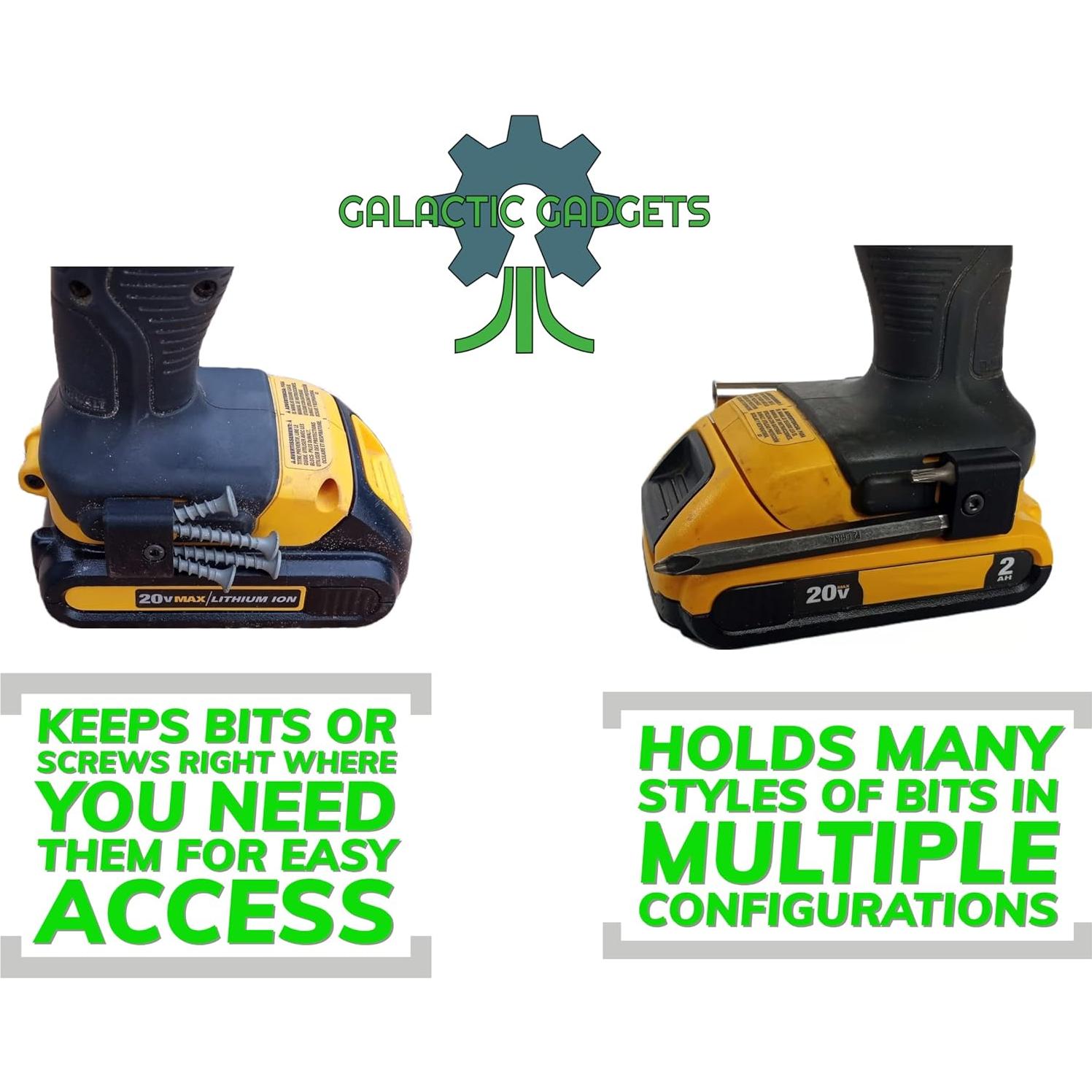 Soporte Magnético Dewalt 20V Galactic Gadgets Negro