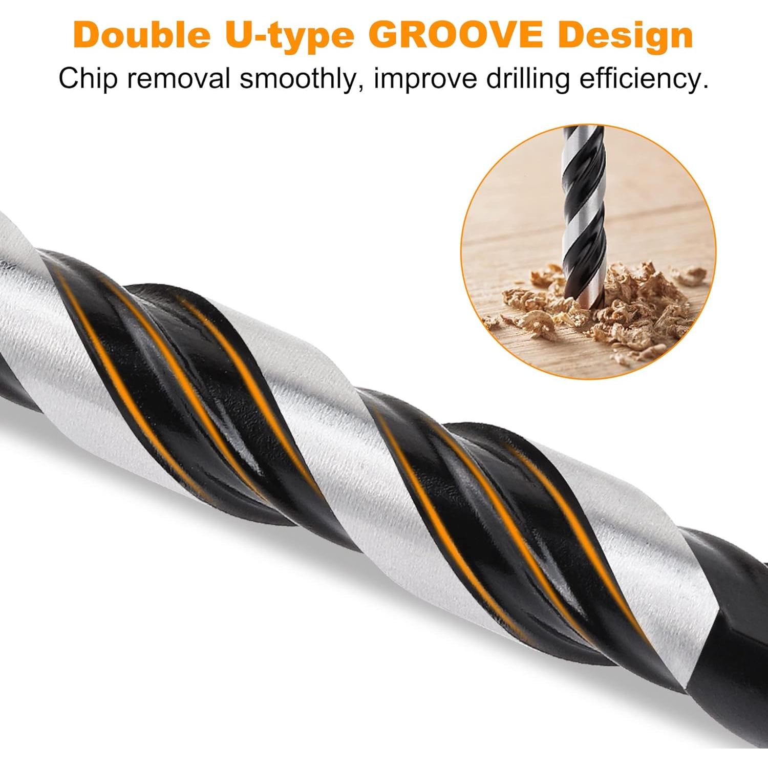 Juego de Brocas de Masonería TITGGI 10 Pcs Carburo 0,32-1,27 cm