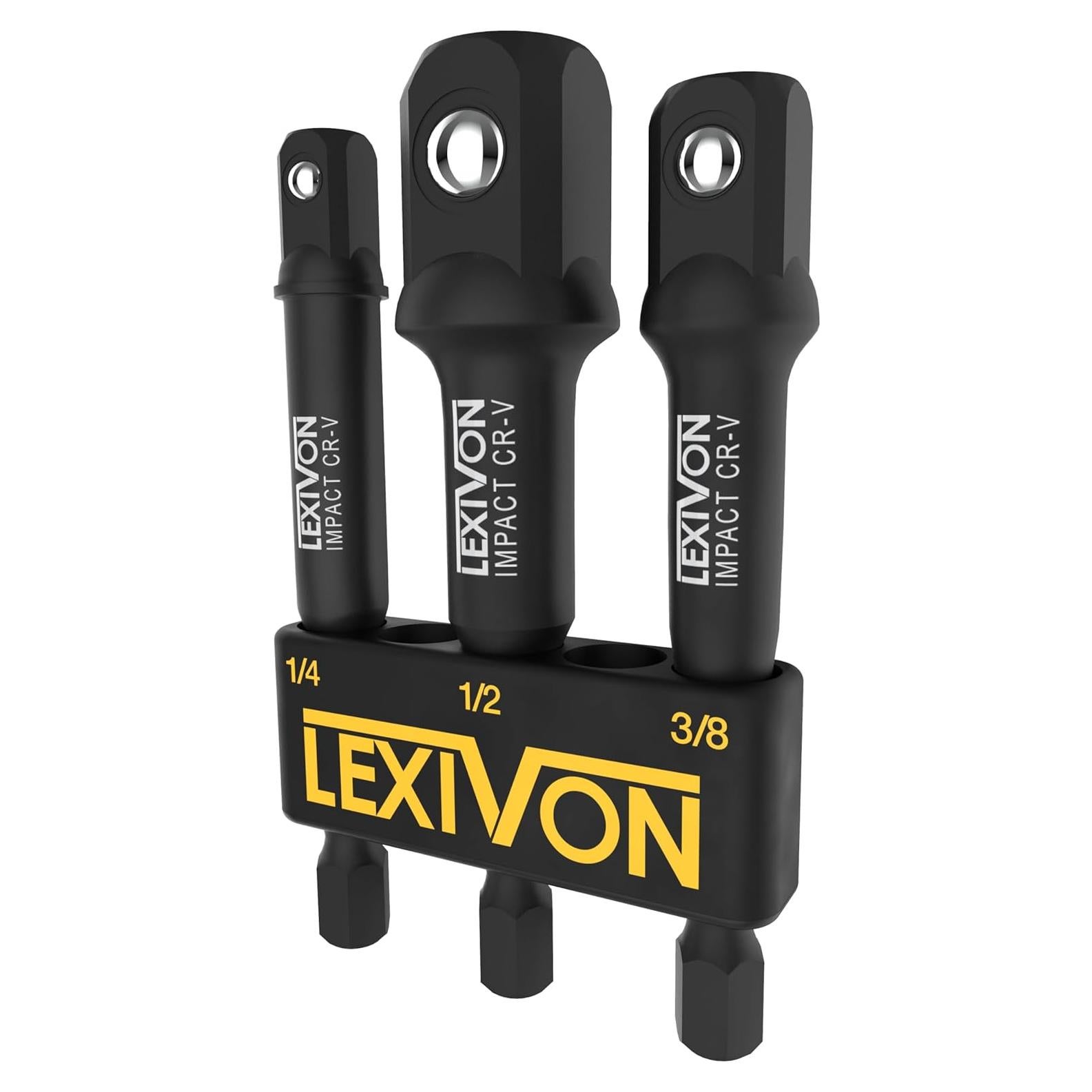 Juego de Adaptadores de Enchufe LEXIVON 3" para Taladro
