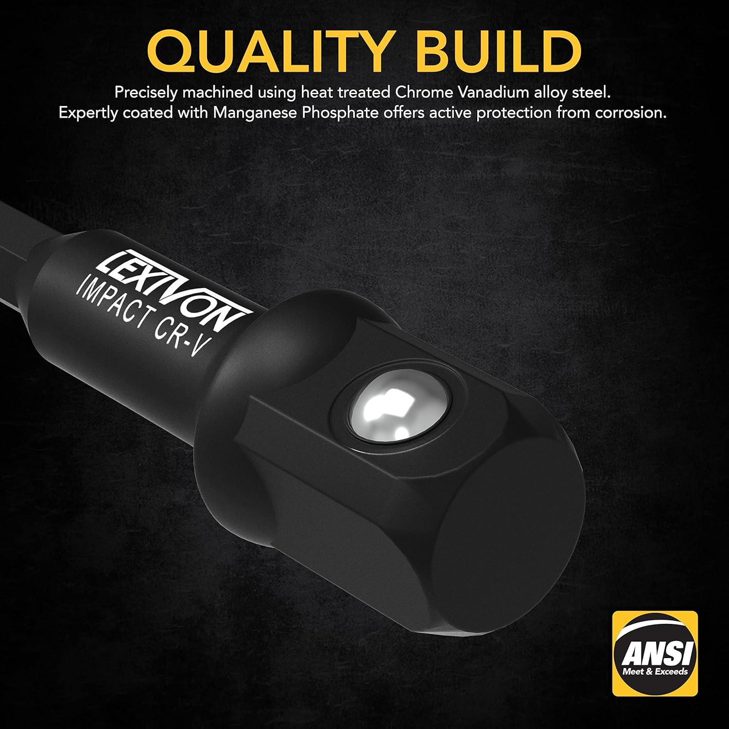 Juego de Adaptadores de Enchufe LEXIVON 3" para Taladro