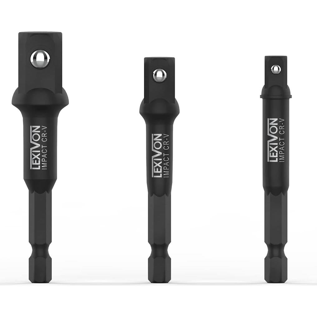 Juego de Adaptadores de Enchufe LEXIVON 3" para Taladro