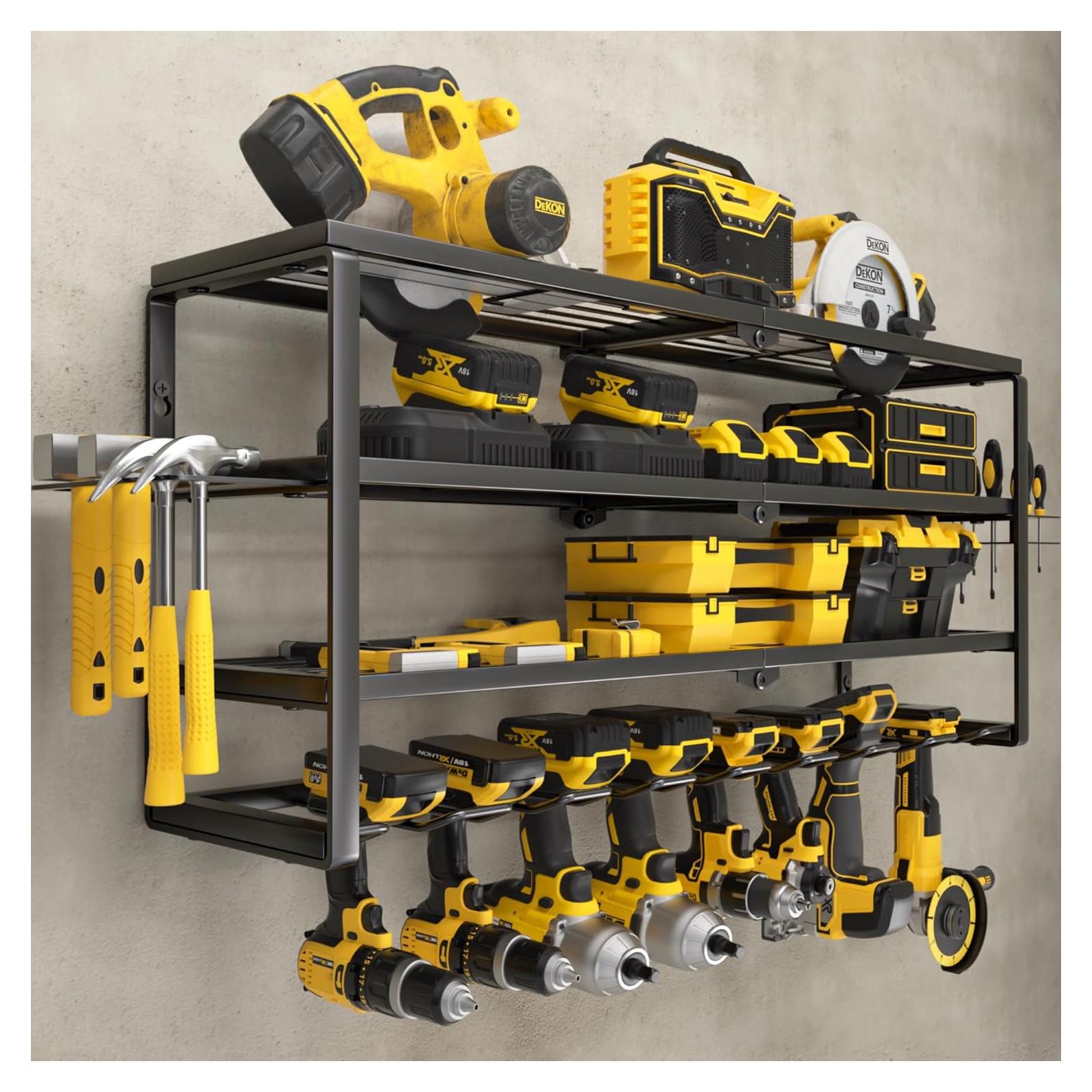 Organizador de Herramientas YYR 4 Capas Soporte Pared 136 kg