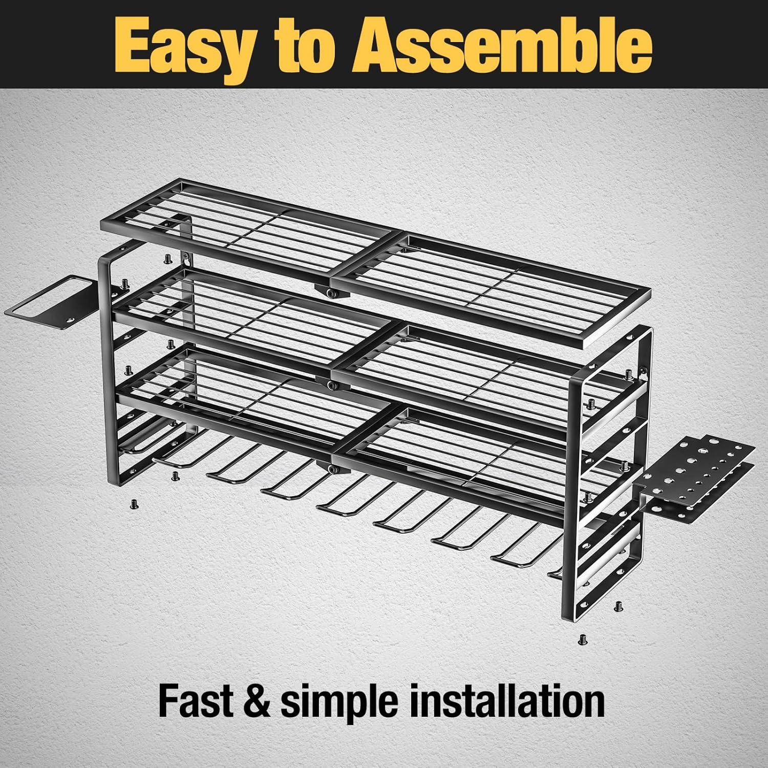 Organizador de Herramientas YYR 4 Capas Soporte Pared 136 kg