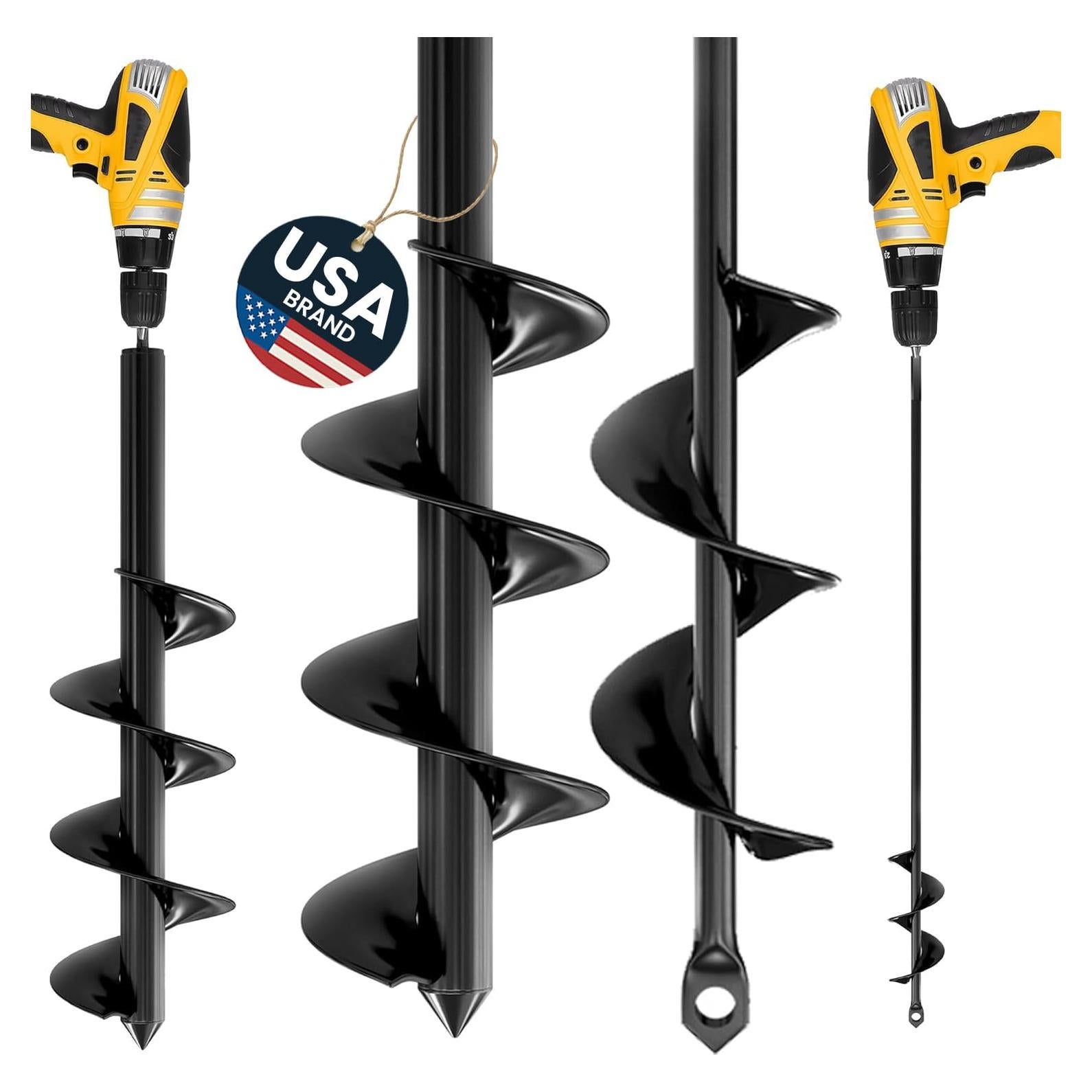 Broca de Auger K-Brands 2 Piezas 4 x 40.6 cm Jardín