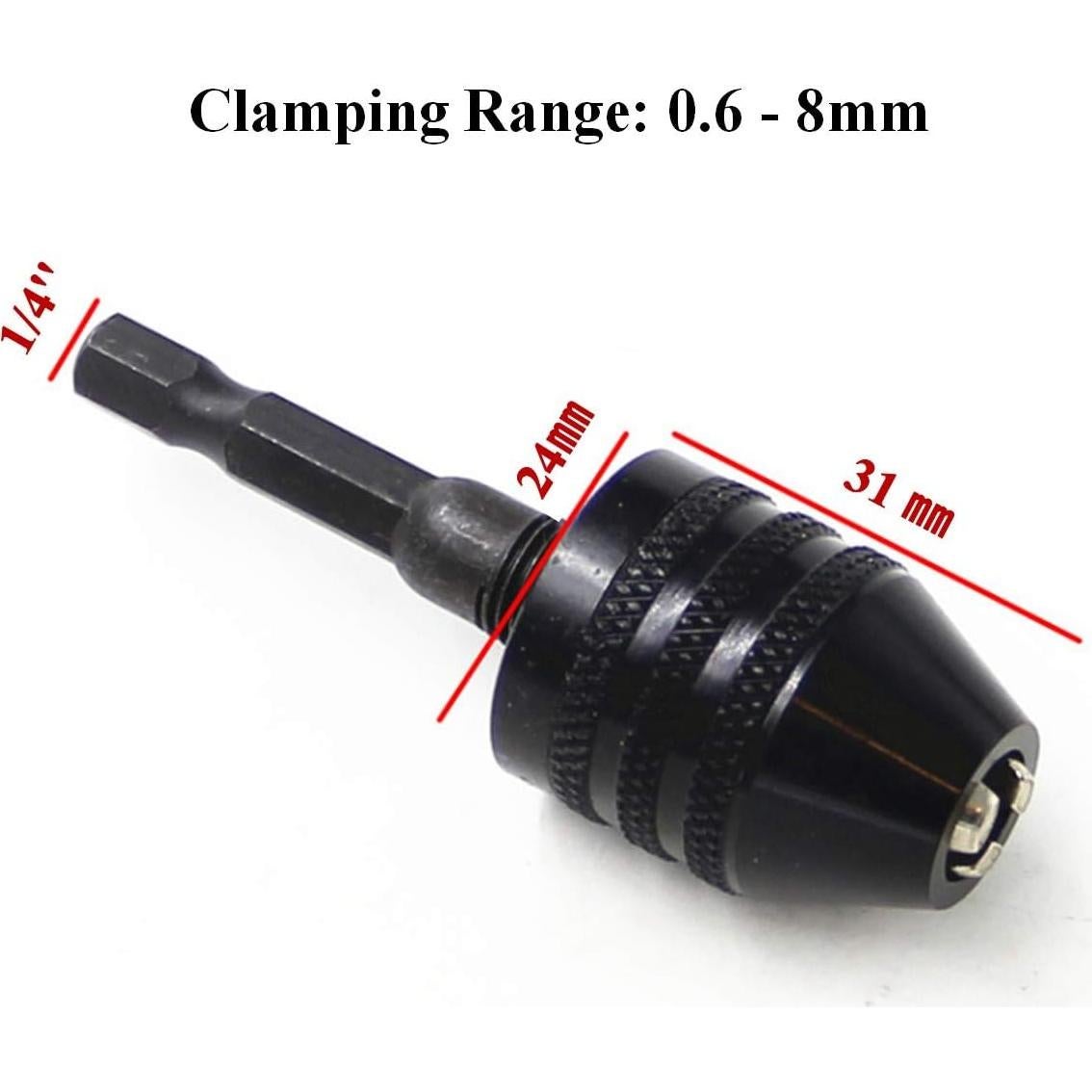 Adaptador de Broca Hexagonal Rirui 1/4 para Destornillador