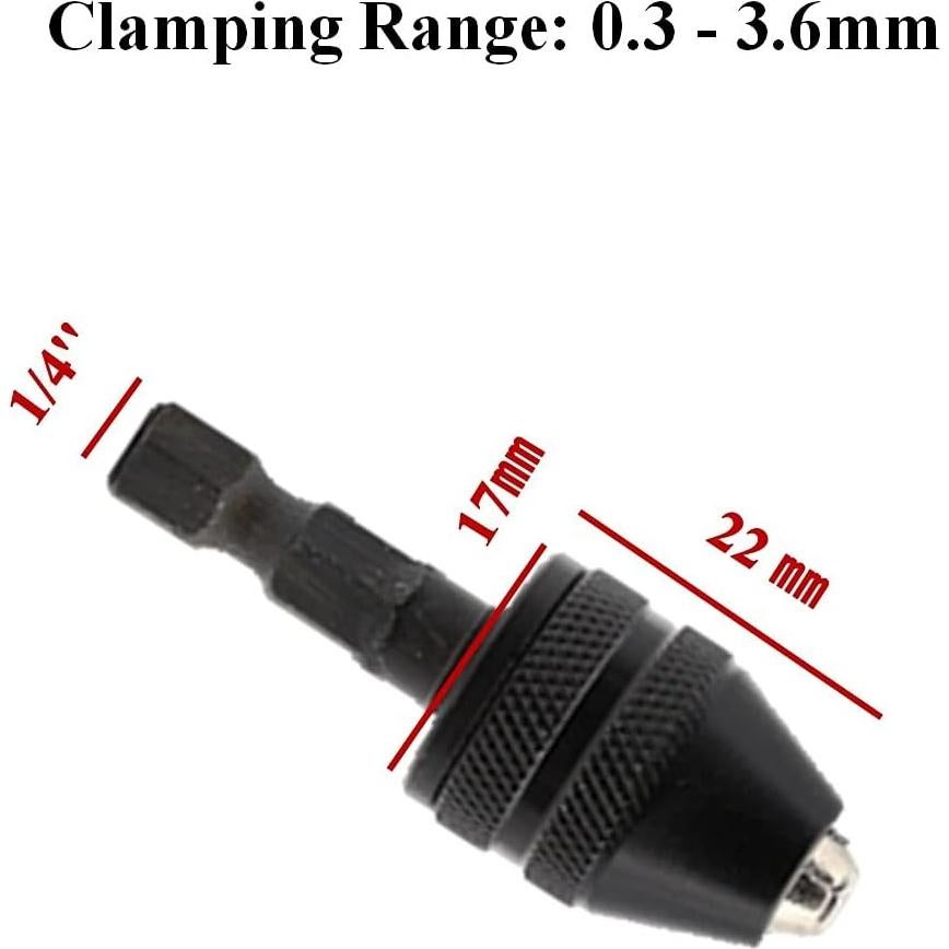 Adaptador de Broca Hexagonal Rirui 1/4 para Destornillador