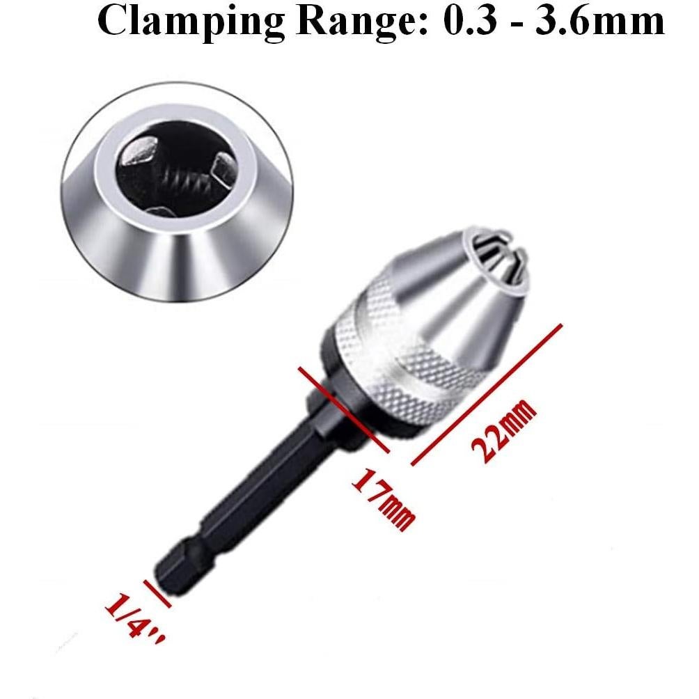 Adaptador de Broca Hexagonal Rirui 1/4 para Destornillador