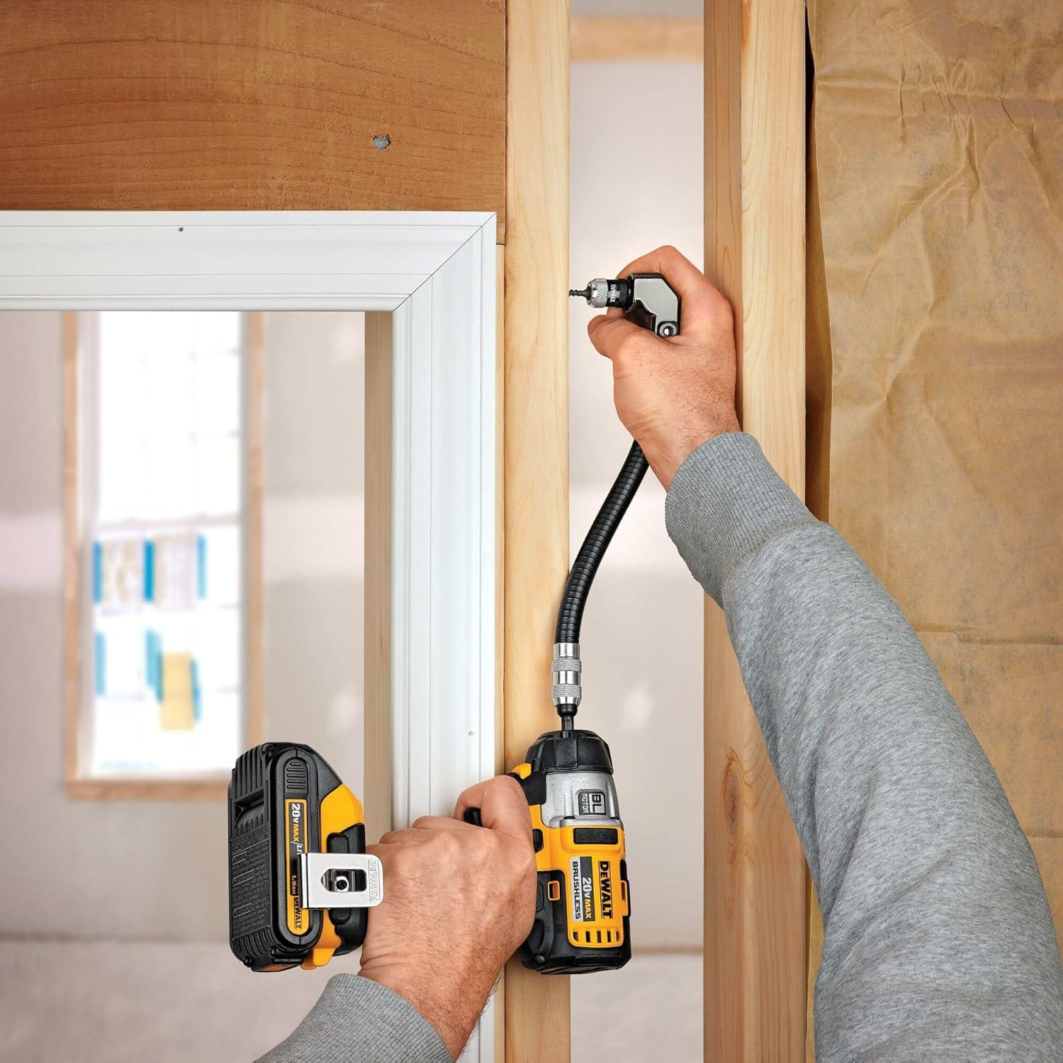 Accesorio de Ángulo Recto DEWALT DWARAFS, Eje Flexible 30.48 cm