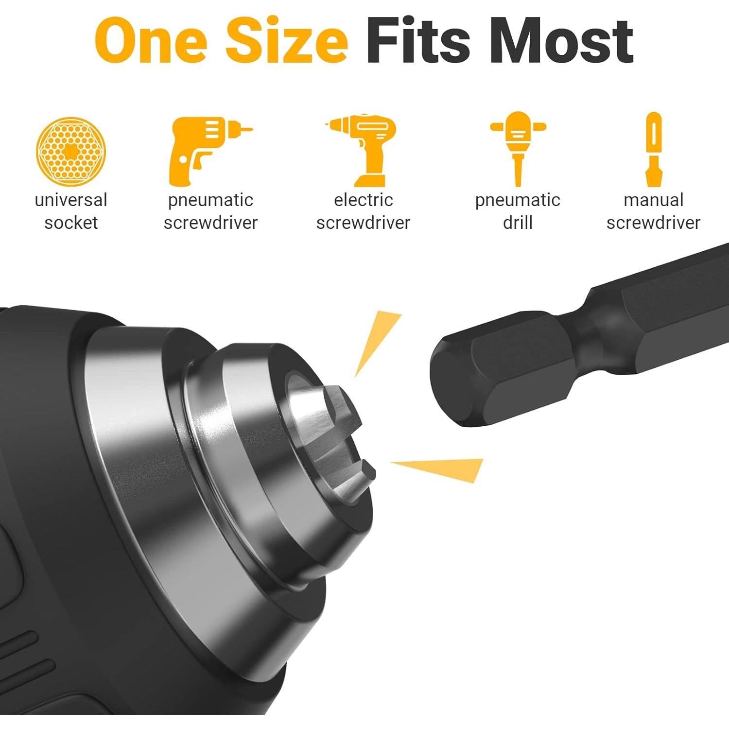 Juego de Adaptadores de Enchufe HANPURE 2 Piezas Impacto