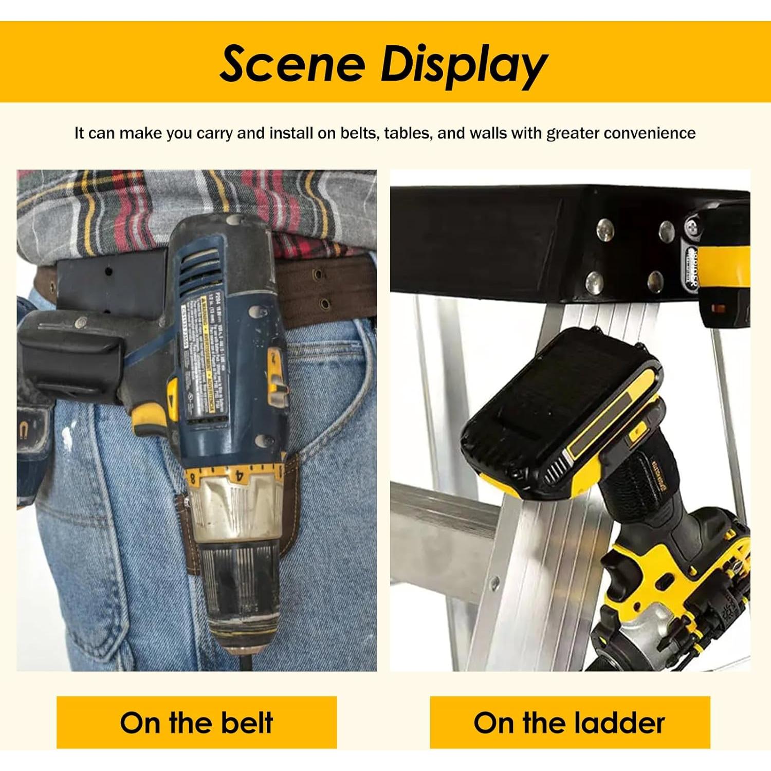 Clips de Cinturón Acero Inoxidable 304 Bilkeru 6 Piezas