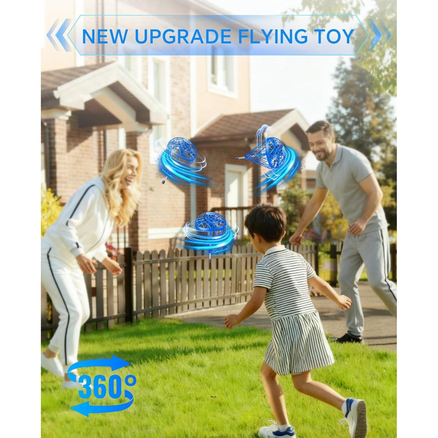 Dron de Bola Voladora Speokoy Recargable para Niños 6+