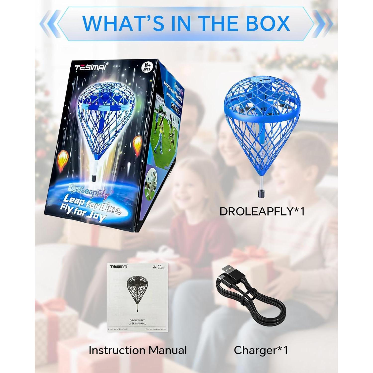 Dron de Bola Voladora Speokoy Recargable para Niños 6+