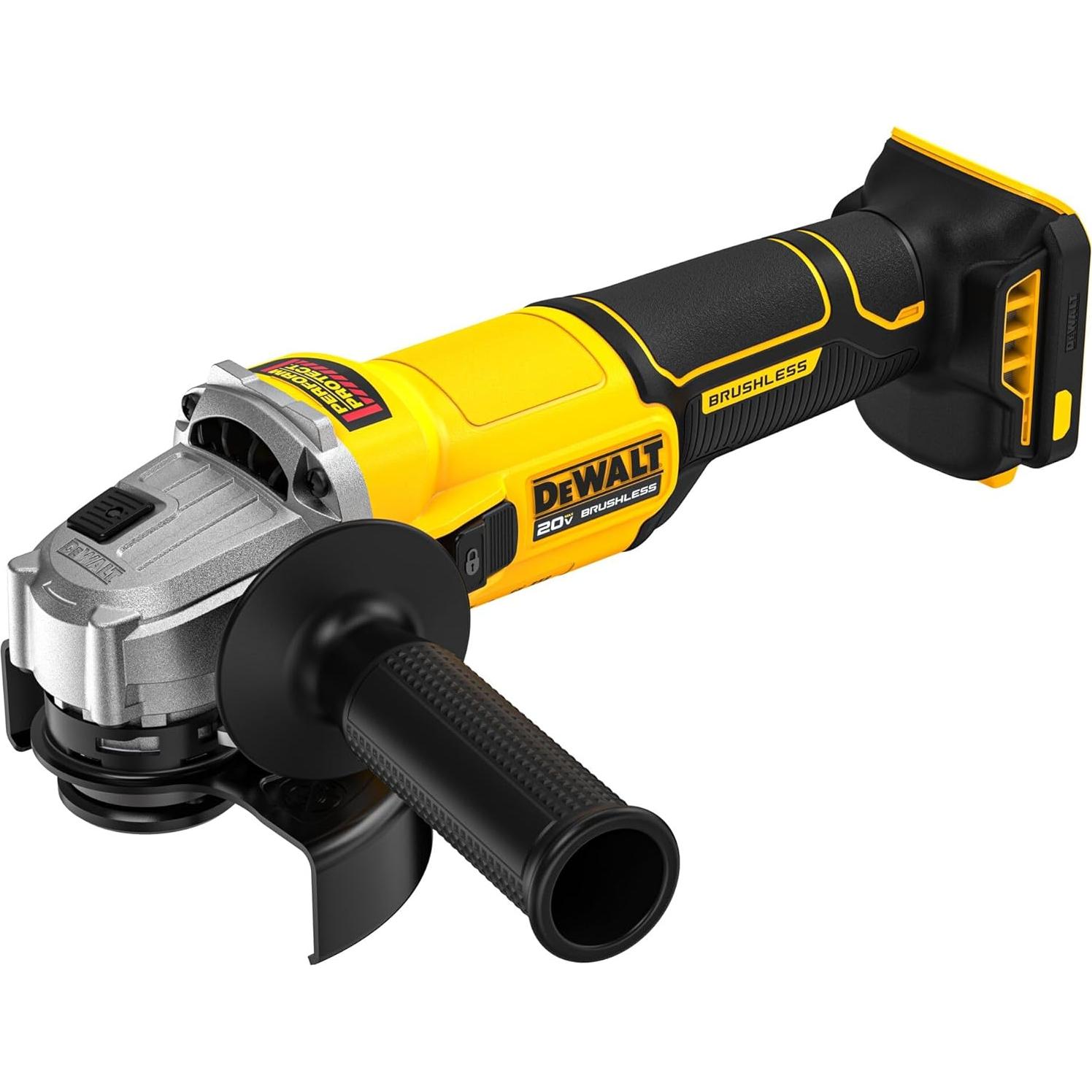 Amoladora Inalámbrica DEWALT 20V 4.5" Sin Escobillas