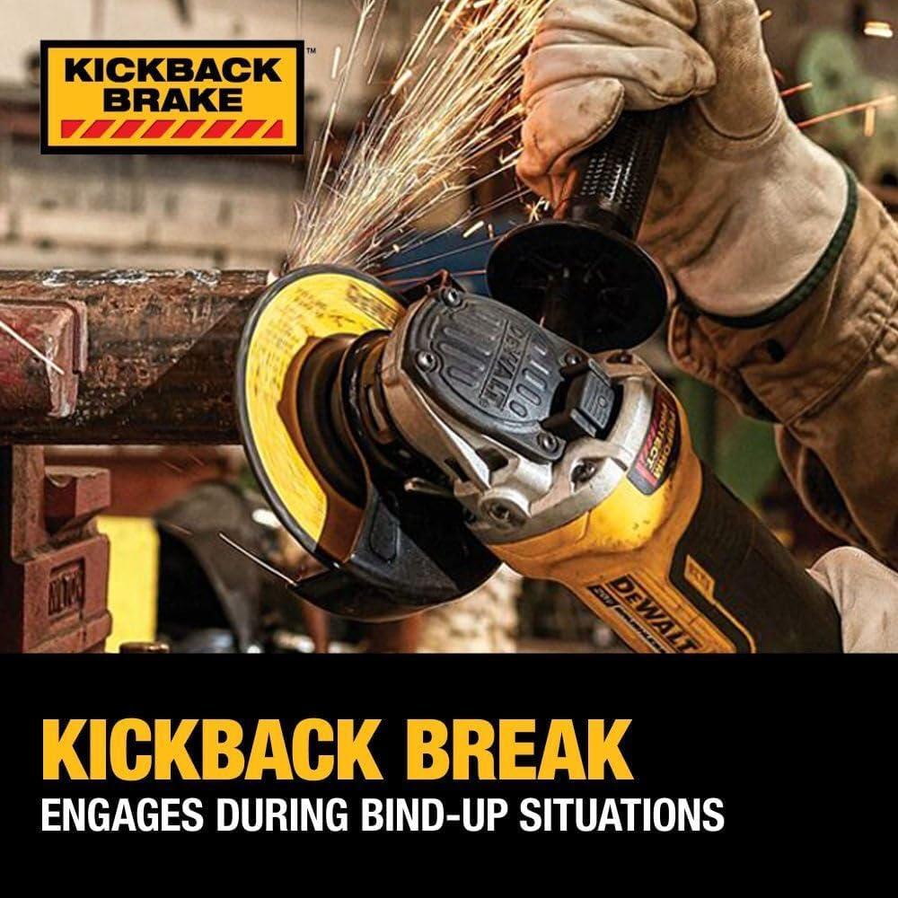 Amoladora Angular DEWALT 20V MAX 4.5" Inalámbrica Kit