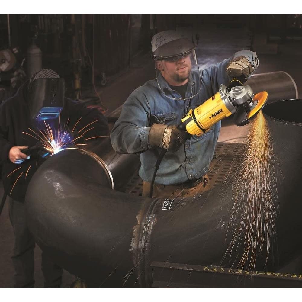 Molino de Ángulo DEWALT DWE4599N 9" 4.9 HP 6500 RPM con Extracción de Polvo