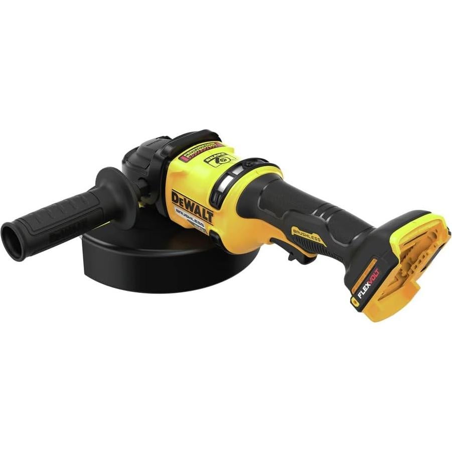 Amoladora Inalámbrica DEWALT 60V 7" Sin Escobillas con Freno