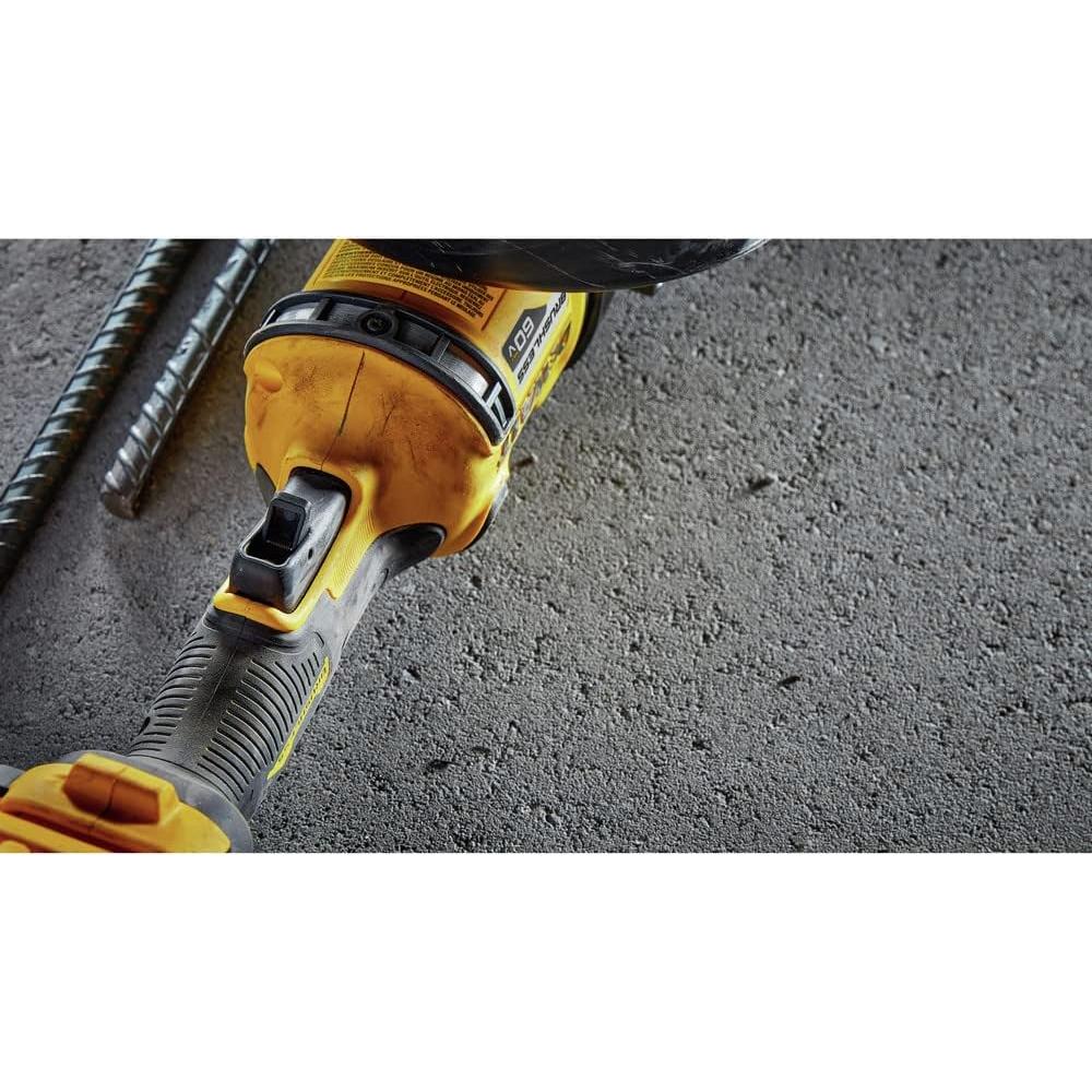 Amoladora Inalámbrica DEWALT 60V 7" Sin Escobillas con Freno