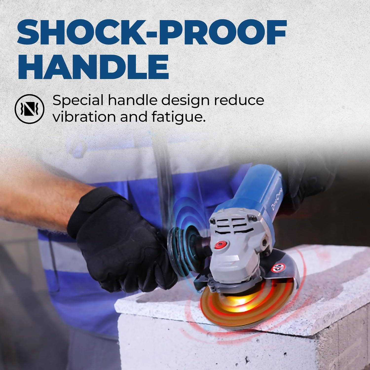 Amoladora de Ángulo DongCheng 9.2 AMP 11,800 RPM 4.5"