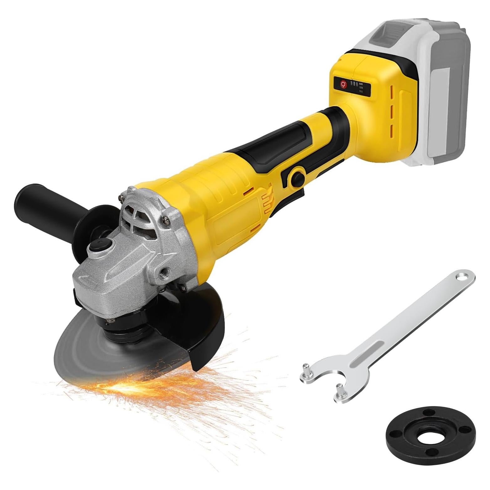 Amoladora Angular Inalámbrica LEZZYRUCK 20V 10000RPM Sin Batería