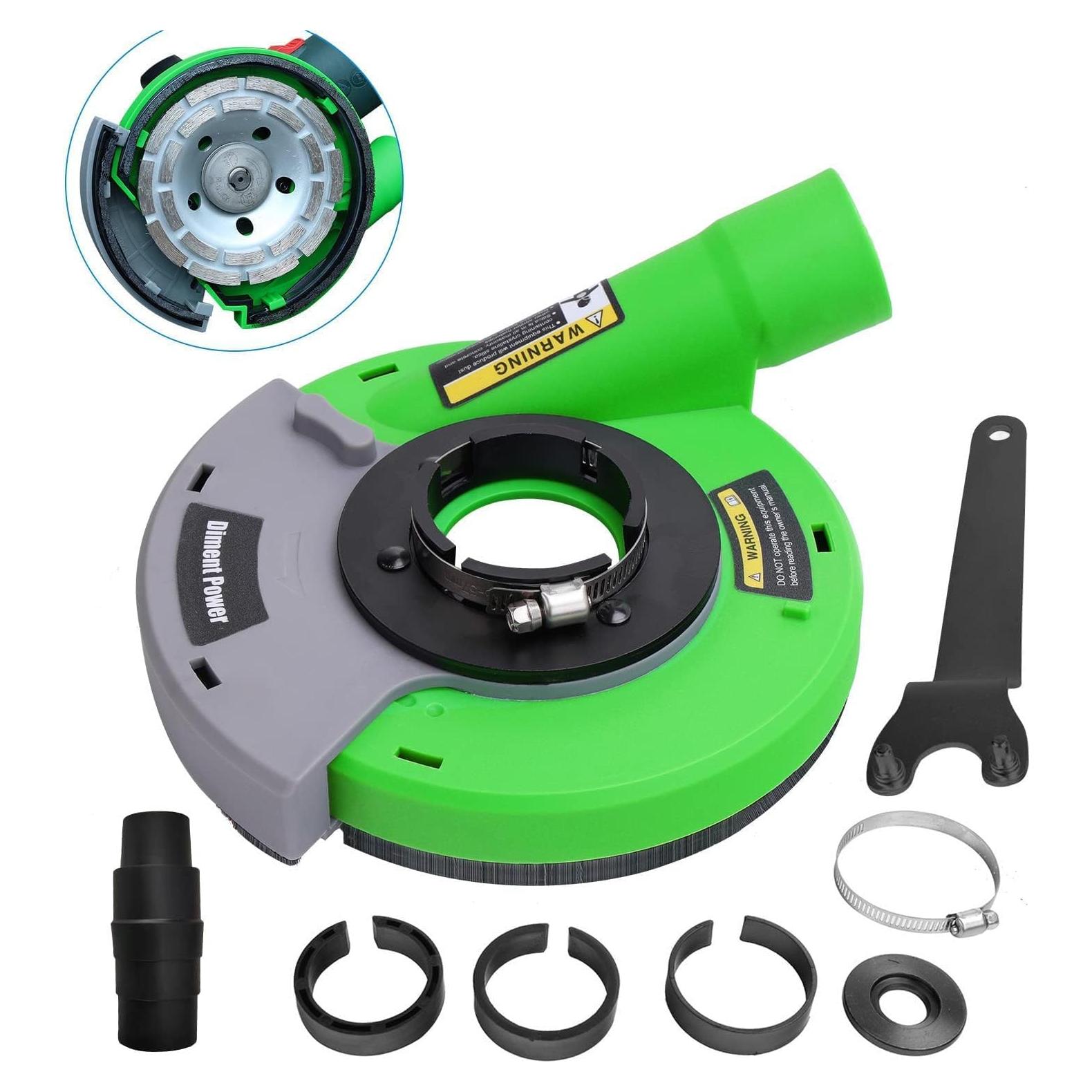 Shroud de Polvo Diment Power para Amoladora 125mm Verde