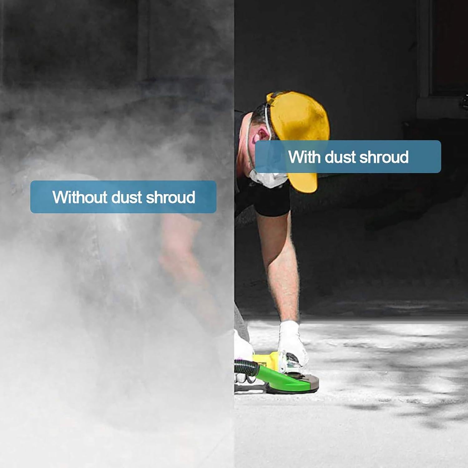 Shroud de Polvo Diment Power para Amoladora 125mm Verde