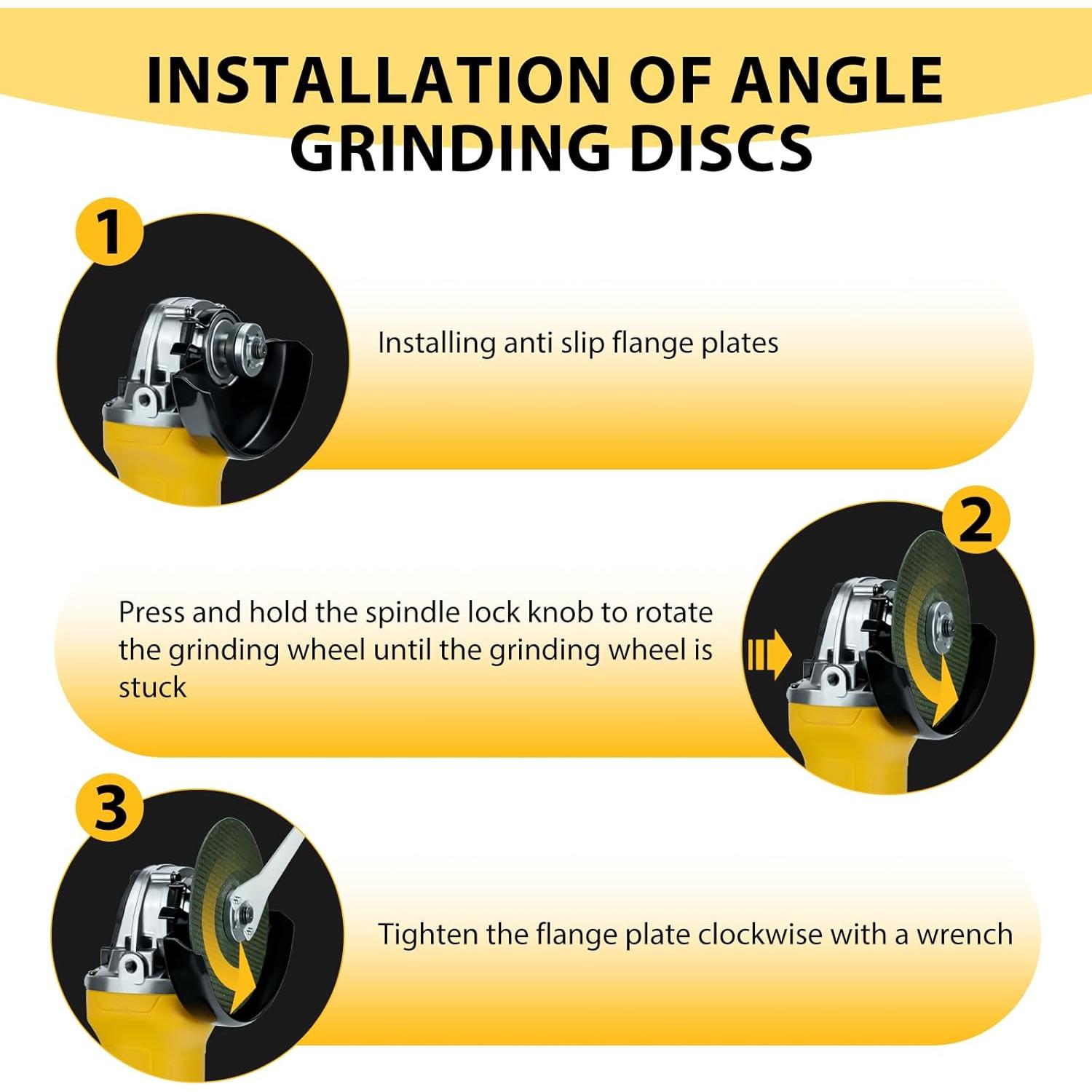 Amoladora Angular DeWalt 20V 500W 4.9" Sin Cable