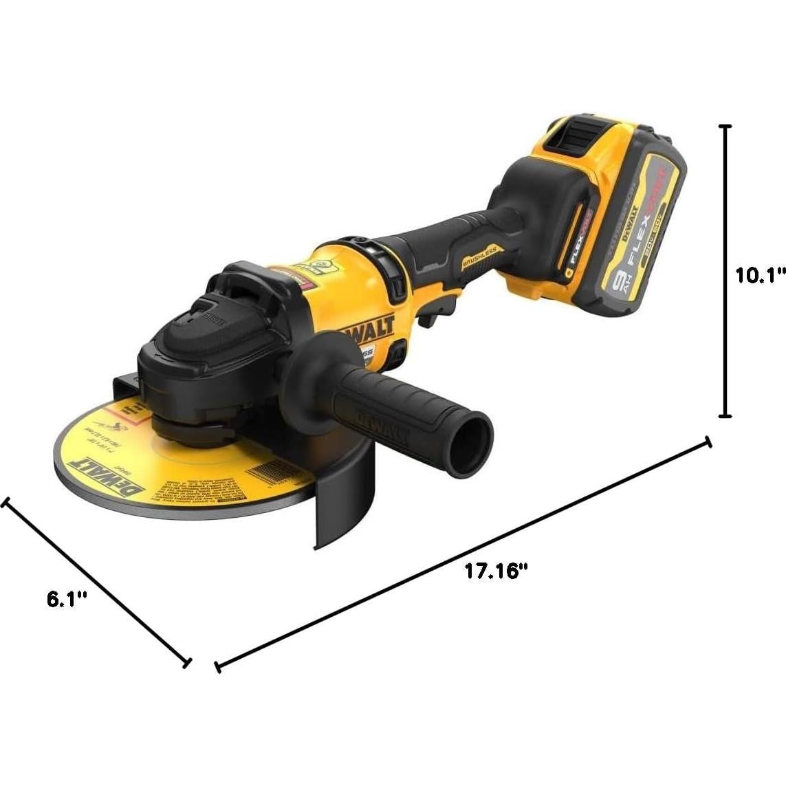 60V MAX* 7 in. Brushless Cordless Grinder with Kickback Brake Kit (DCG440X2)