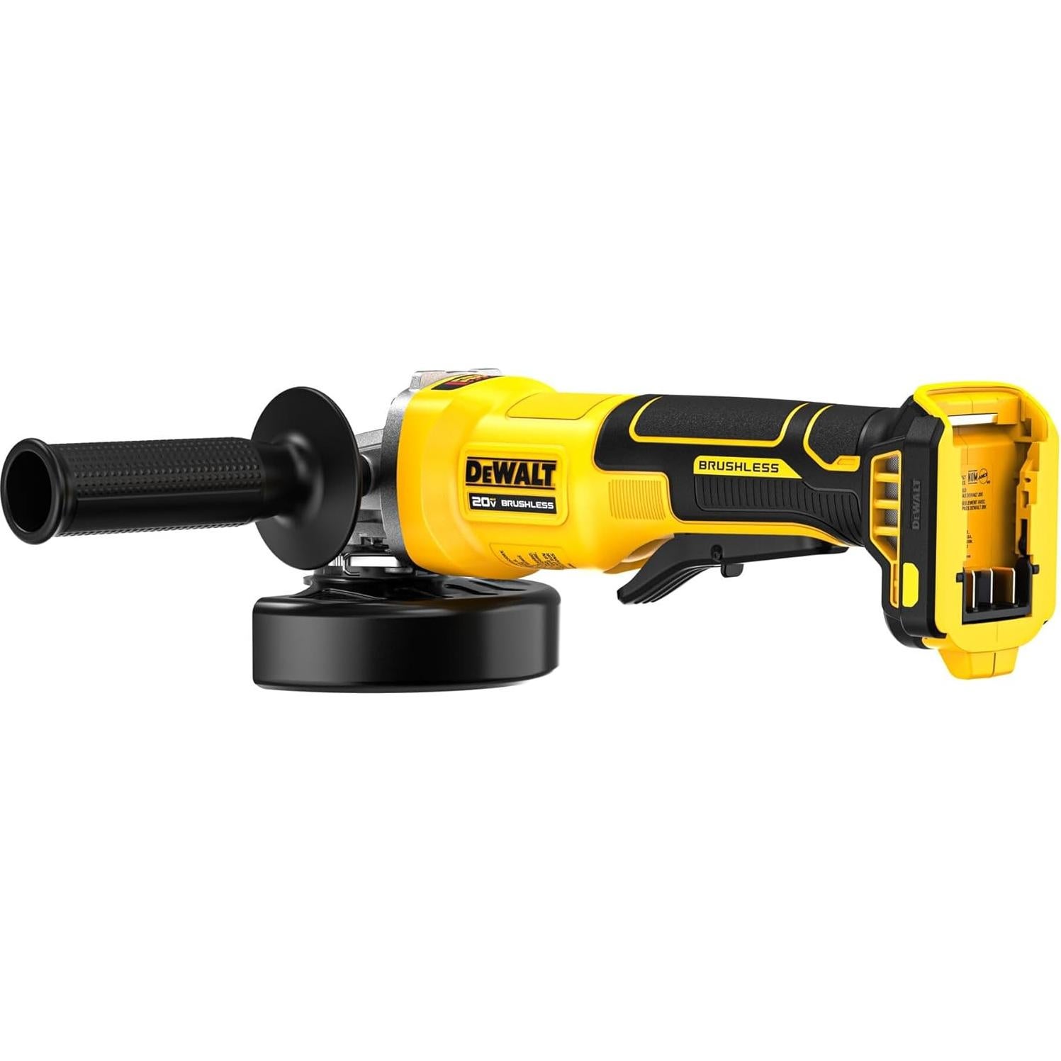 Amoladora Inalámbrica DEWALT 20V 4.5" con Interruptor de Paleta