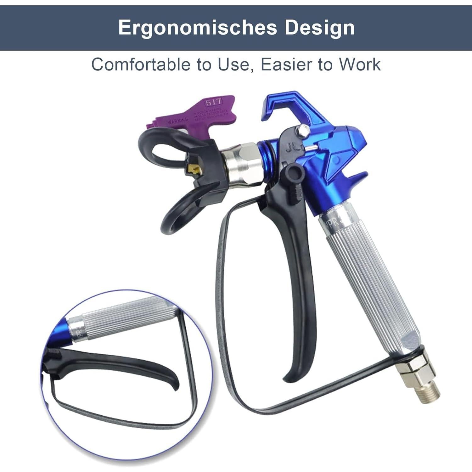 Pistola de Pulverización Sin Aire ZHUITU ZT-888 3600 PSI