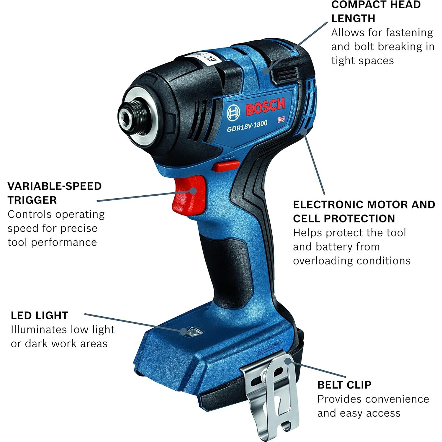 Kit Combo Bosch 18V GXL18V-27B22 Taladro y Destornillador