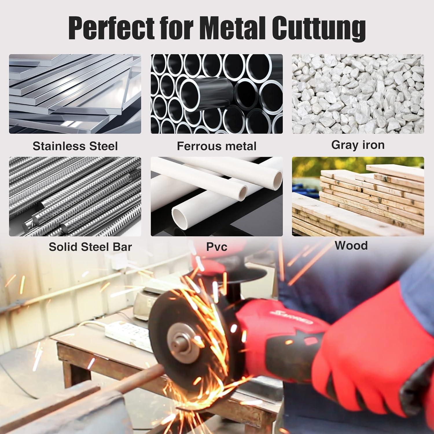 Discos de Corte 115mm PRETEC 27 Piezas para Metal