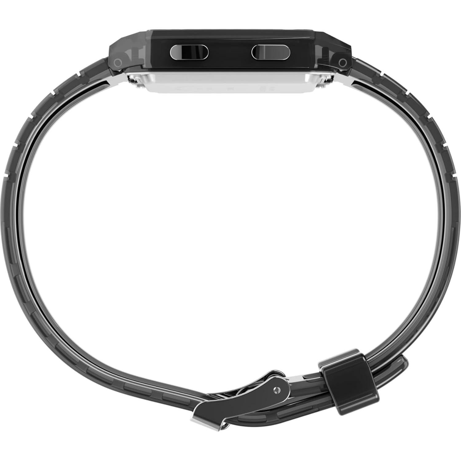 Reloj Digital Unisex Timex Q LCA 35mm Correa Gris