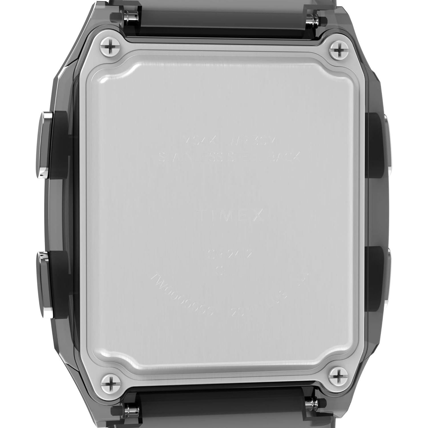 Reloj Digital Unisex Timex Q LCA 35mm Correa Gris