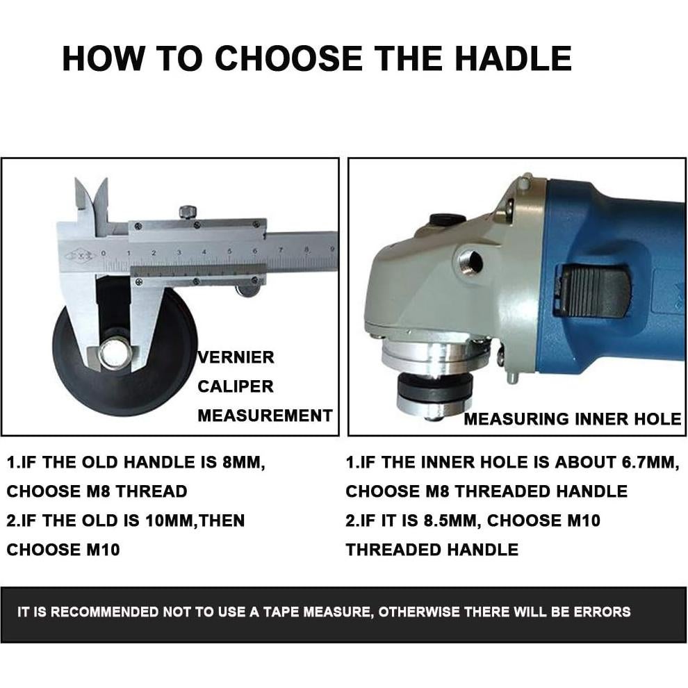 Mango Lateral 8MM MIKMAYTOO para Amoladora Angular