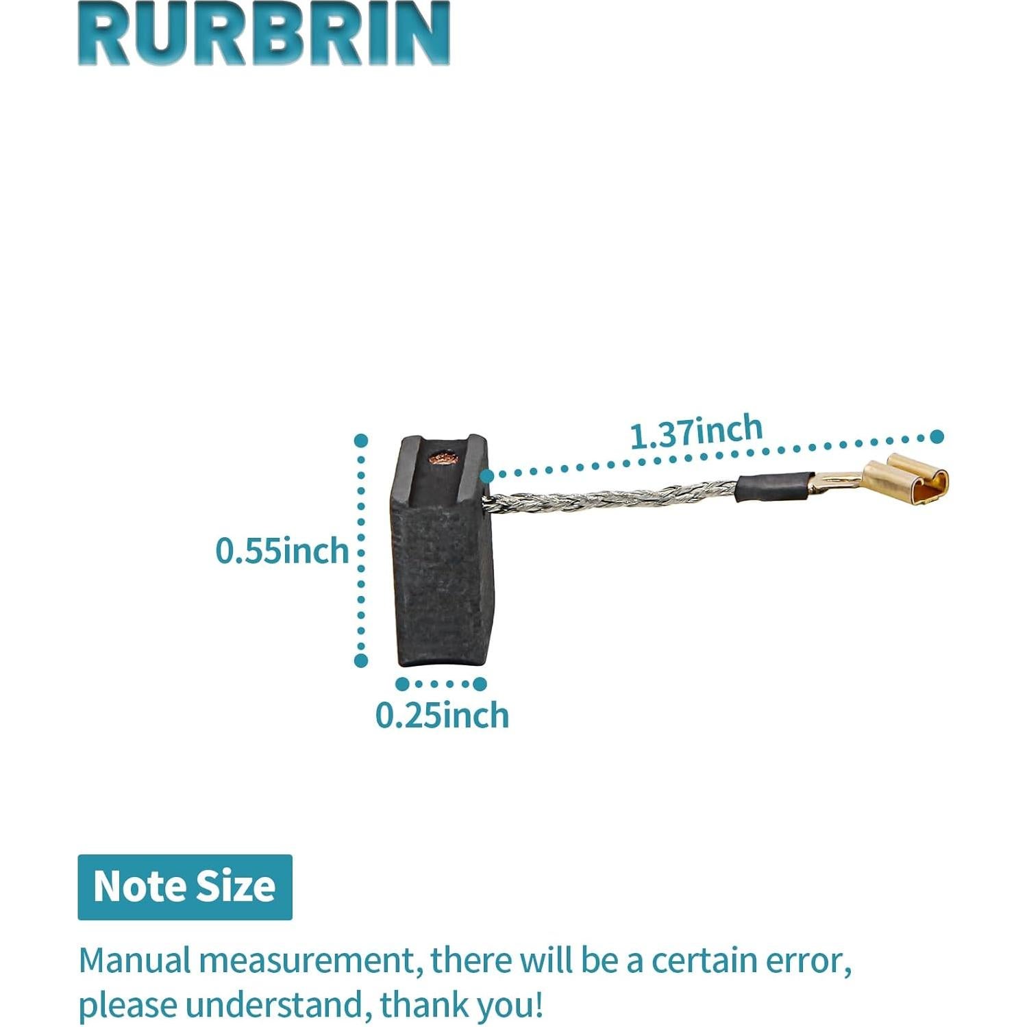 Cepillos de Carbono RURBRIN N257540 para Dewalt (8PCS)
