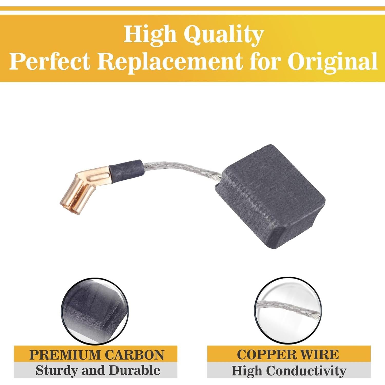 Paquete de 10 cepillos de carbón N257540 para Dewalt