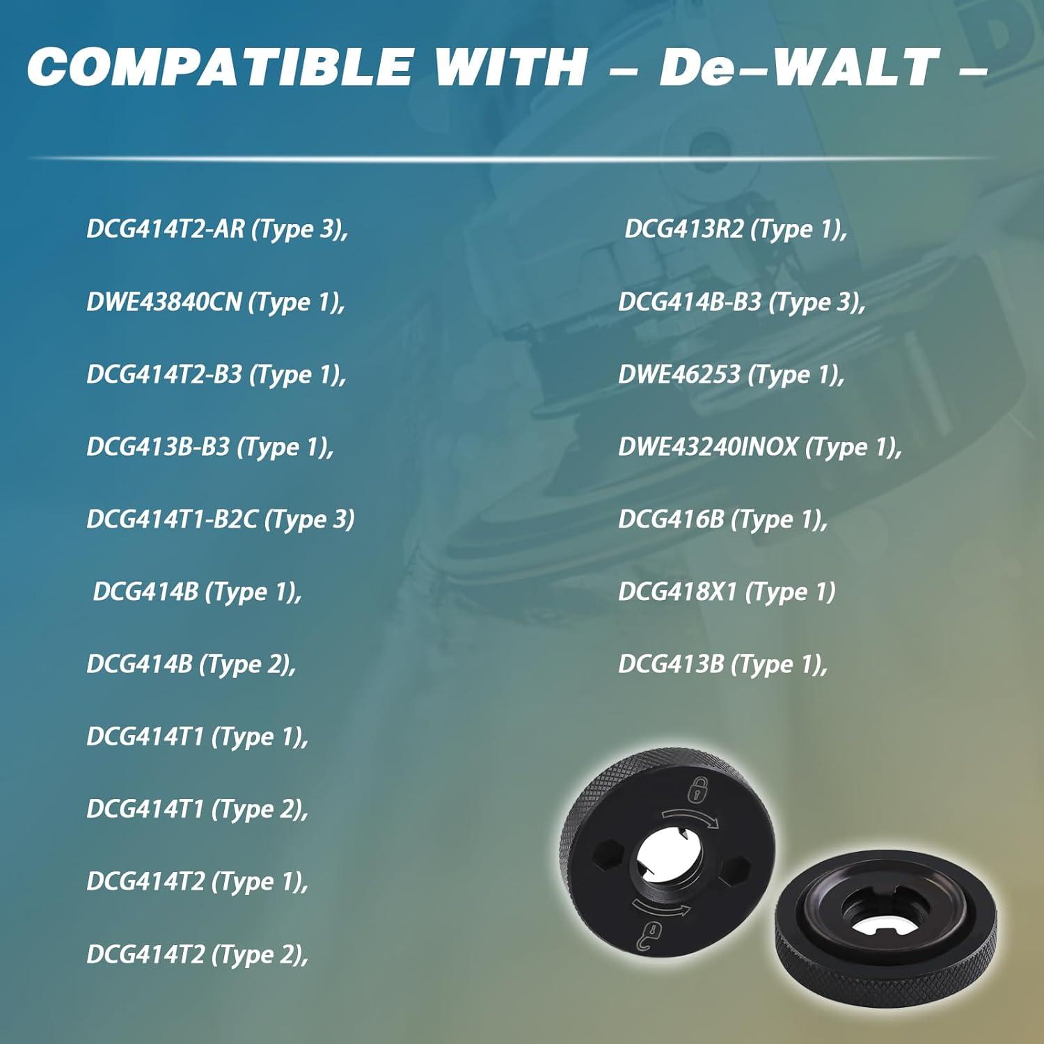 Tuerca Hexagonal Flangada N484249 2pcs Compatible DeWalt