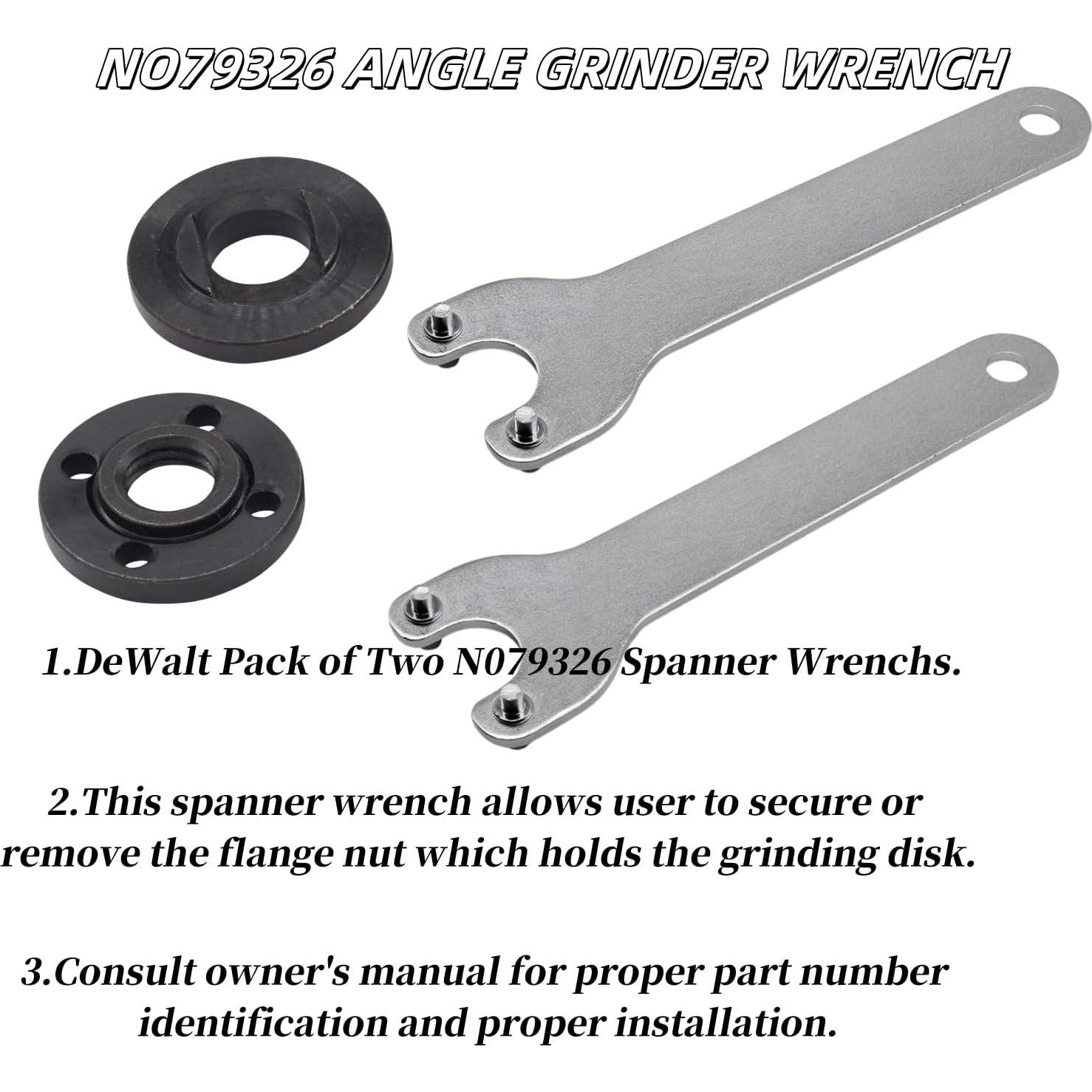 Llave de Reemplazo DeWalt N079326 - 3 Piezas Acero Inoxidable