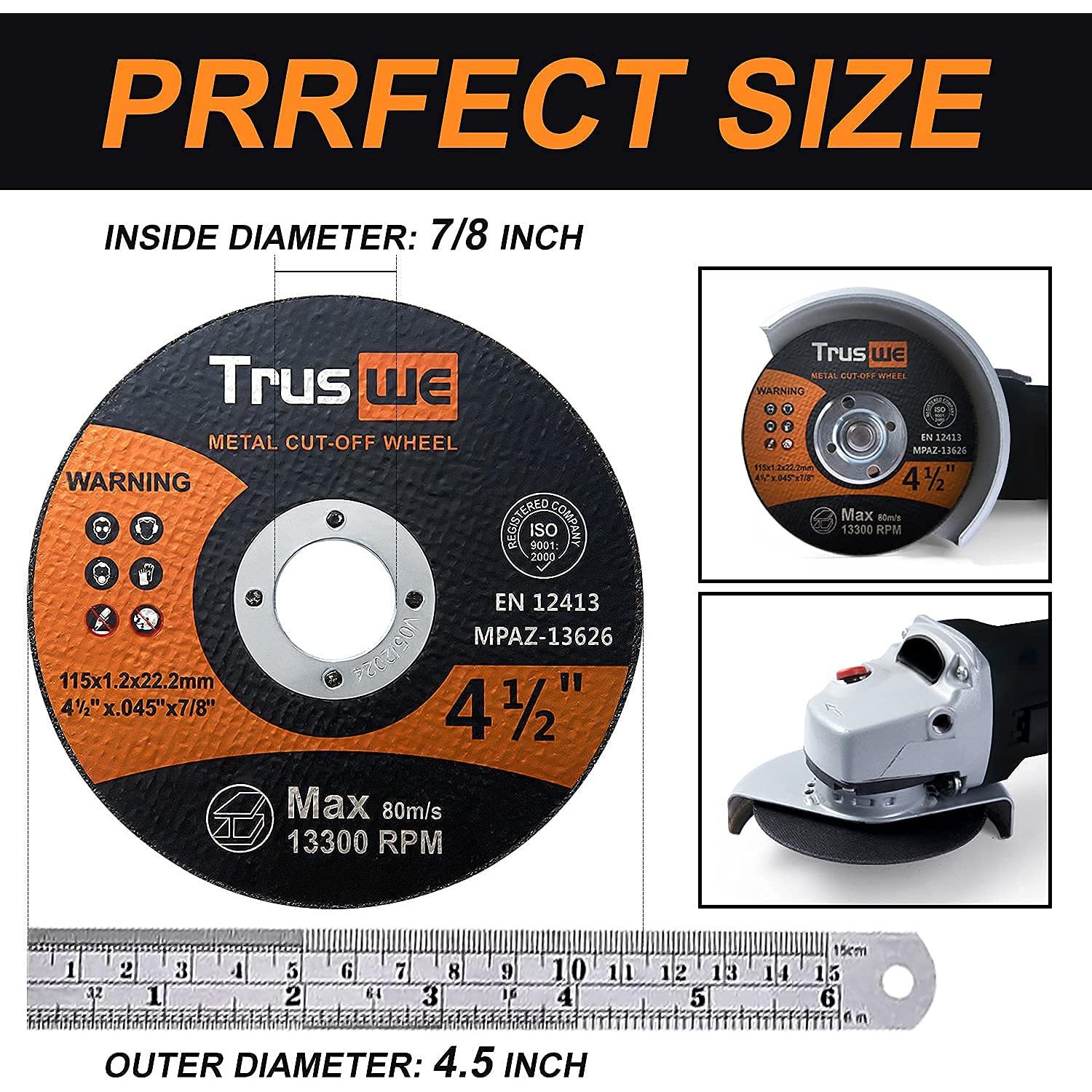 Ruedas de Corte Truswe 115mm 52 PCS Ultra Delgado